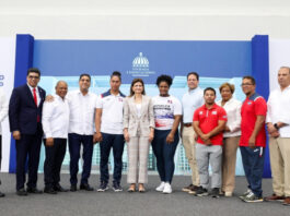 Raquel Peña y ministro Bonilla entregan Pabellón de Halterofilia Dr. José Joaquín Puello, en el Parque del Este