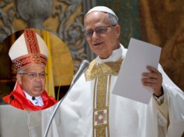 El papa León XIV recibe a monseñor Ozoria en Roma
