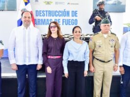 Interior y Policía, junto con Metaldom, destruyen armas de fuego incautadas