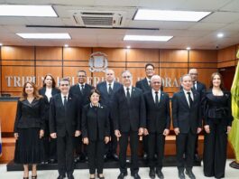 Presidente del Senado y secretaria del CNM posesionan jueces del TSE