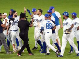 Sencillo de Cristhian Adames deja en el terreno a Gigantes