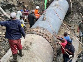 Coraasan e Inapa avanzan en solución definitiva de avería del tubo que abastece de agua a Santiago y Moca
