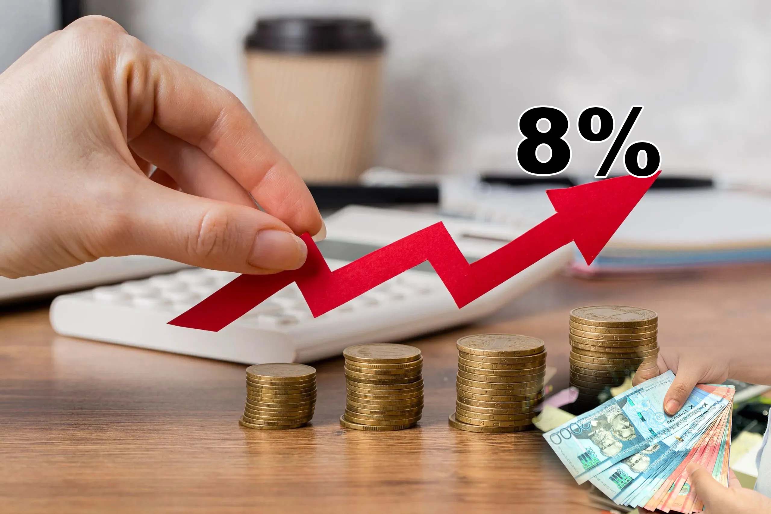 dinero Sueldos mínimos subirán un 8 % a partir de febrero