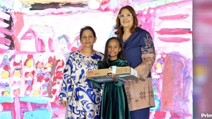 Voluntariado Banreservas premia a los ganadores del Concurso de Pintura Infantil Navideño