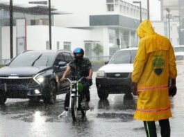 Indomet alerta sobre lluvias en varias provincias del país por vaguada