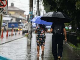 Indomet informa: hoy chubascos aislados y en el trascurso del día aumentan las lluvias