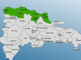 COE coloca seis provincias en alerta verde por vaguada asociada a sistema frontal