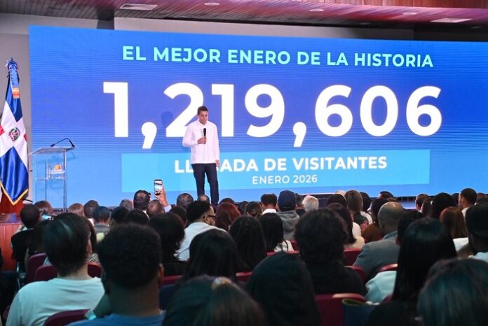 República Dominicana recibió 1,219,606 visitantes en un enero
