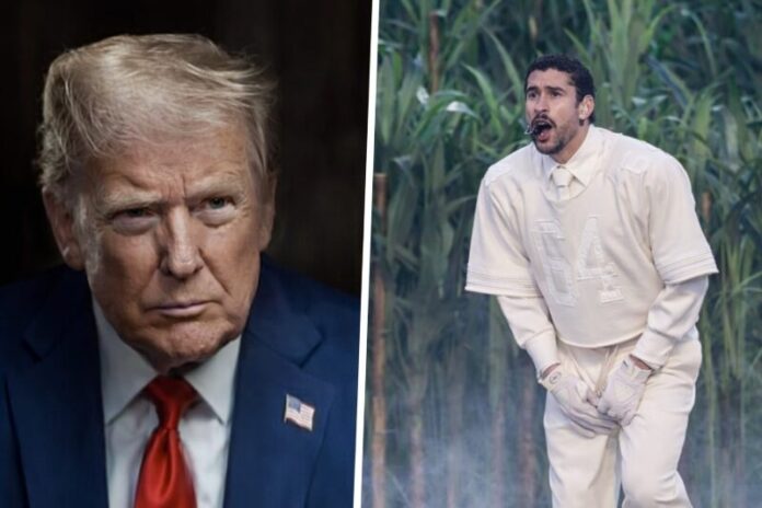 Trump dice que el espectáculo de Bad Bunny fue «uno de los peores de la historia»