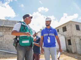 Onesvie evalúa edificio colapsado en Santo Domingo Norte
