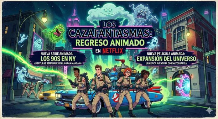 Netflix revive la franquicia de Los Cazafantasmas con nuevas producciones animadas