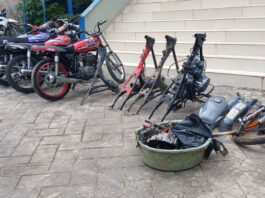 Policía Nacional desarticula banda dedicada al robo de motocicletas en Yamasá
