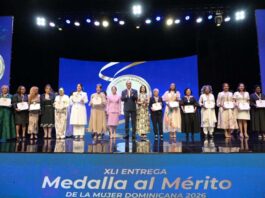 Entregan la Medalla al Mérito de la Mujer Dominicana a 22 mujeres por su liderazgo y aportes al desarrollo nacional