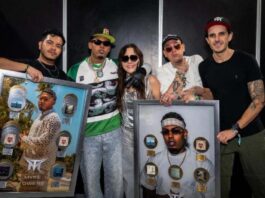 Myke Towers recibe múltiples discos de Diamante, Oro y Platino en México