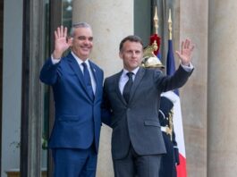 Presidente Abinader se reúne con su homólogo Emmanuel Macron