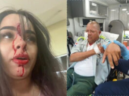 Solicitan prisión preventiva a implicados, donde mujer hirió con bisturí agentes de la Digesett en Aeropuerto del Cibao