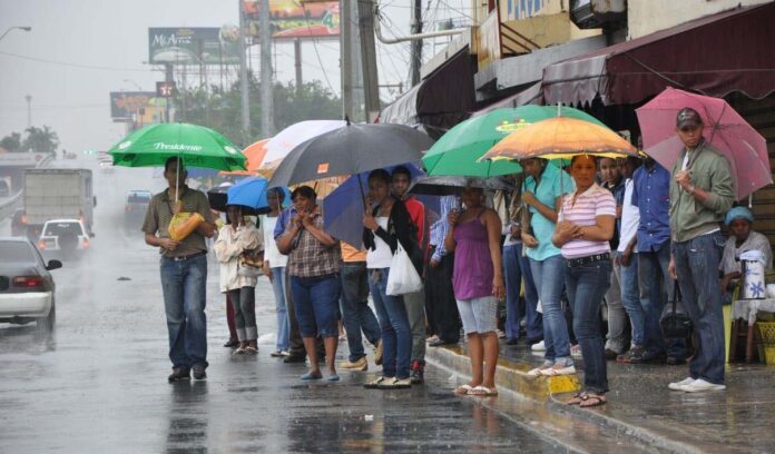Indomet pronóstico fuertes aguaceros para hoy viernes