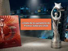 Listado de los ganadores de Premios Soberano 2026