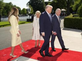 Los reyes Carlos III y Camila aterrizan en EE. UU. para una visita de Estado de cuatro días