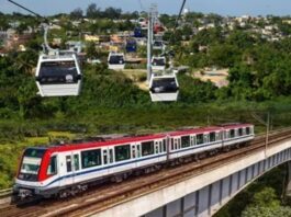 Suspenden temporalmente operaciones del Metro y Teleférico de Santo Domingo por condiciones climática