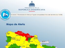 COE pone 2 provincias en alerta roja, 14 en amarilla y 9 en verde por lluvias: conoce cuáles son