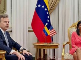 Delcy Rodríguez recibe al nuevo encargado de negocios de Estados Unidos en Venezuela