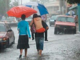 Lluvias torrenciales para el fin de semana por incidencia de vaguada