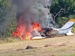Avioneta se precipita en Dajabón; piloto y copiloto resultan heridos