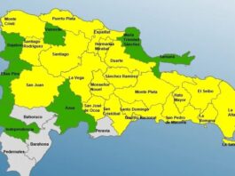 El Distrito Nacional y 27 provincias siguen en alerta de lluvias