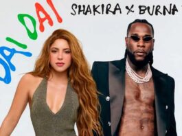 Shakira lanza la canción del mundial "Dai Dai" junto a Burna Boy