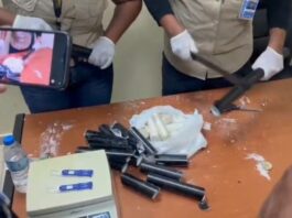 DNCD ocupa cocaína oculta en tubos de maletas y arresta a española en aeropuerto del Cibao