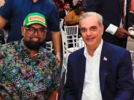 Presidente Abinader llega a Guyana para reunirse con su homólogo Mohamed Irfaan Ali