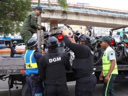 Policía, Intrant y Migración van tras las motocicletas en el DN