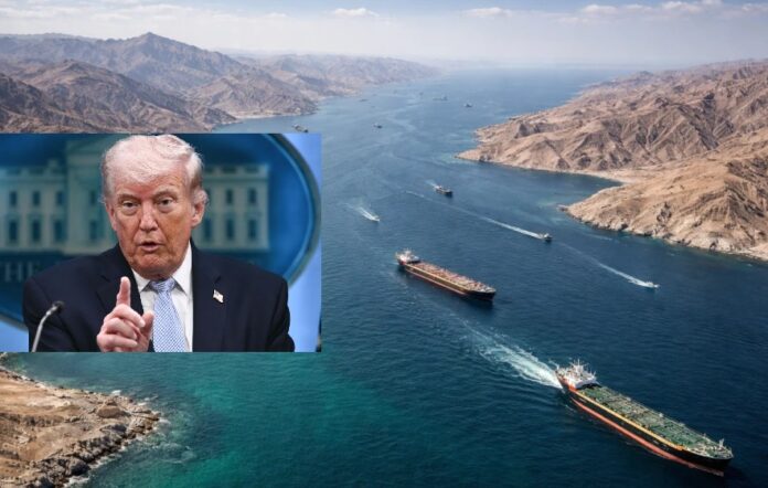 Trump ordenó la reapertura del estrecho de Ormuz