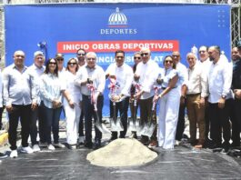 Ministros Kelvin Cruz y Andrés Bautista anuncian obras deportivas en Espaillat con una inversión de RD$415 millones