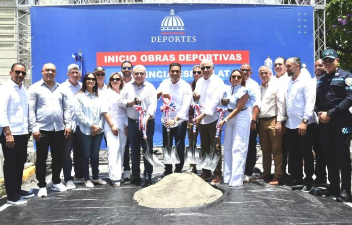 Ministros Kelvin Cruz y Andrés Bautista anuncian obras deportivas en Espaillat con una inversión de RD$415 millones