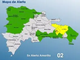 COE coloca 16 provincias en alerta por lluvias