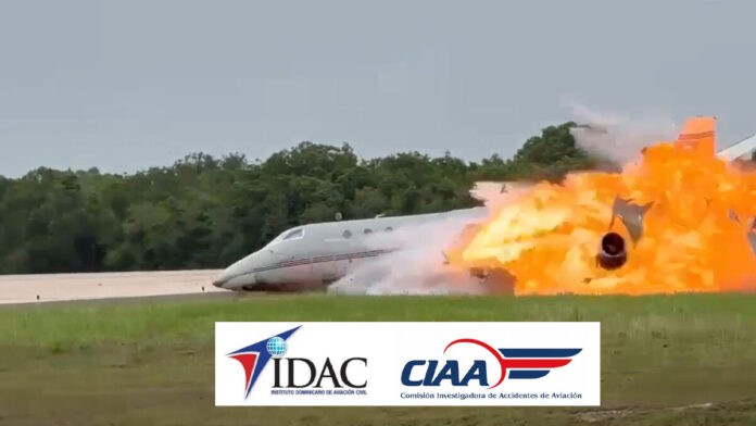 IDAC y CIAA investigan accidente de avión en La Romana