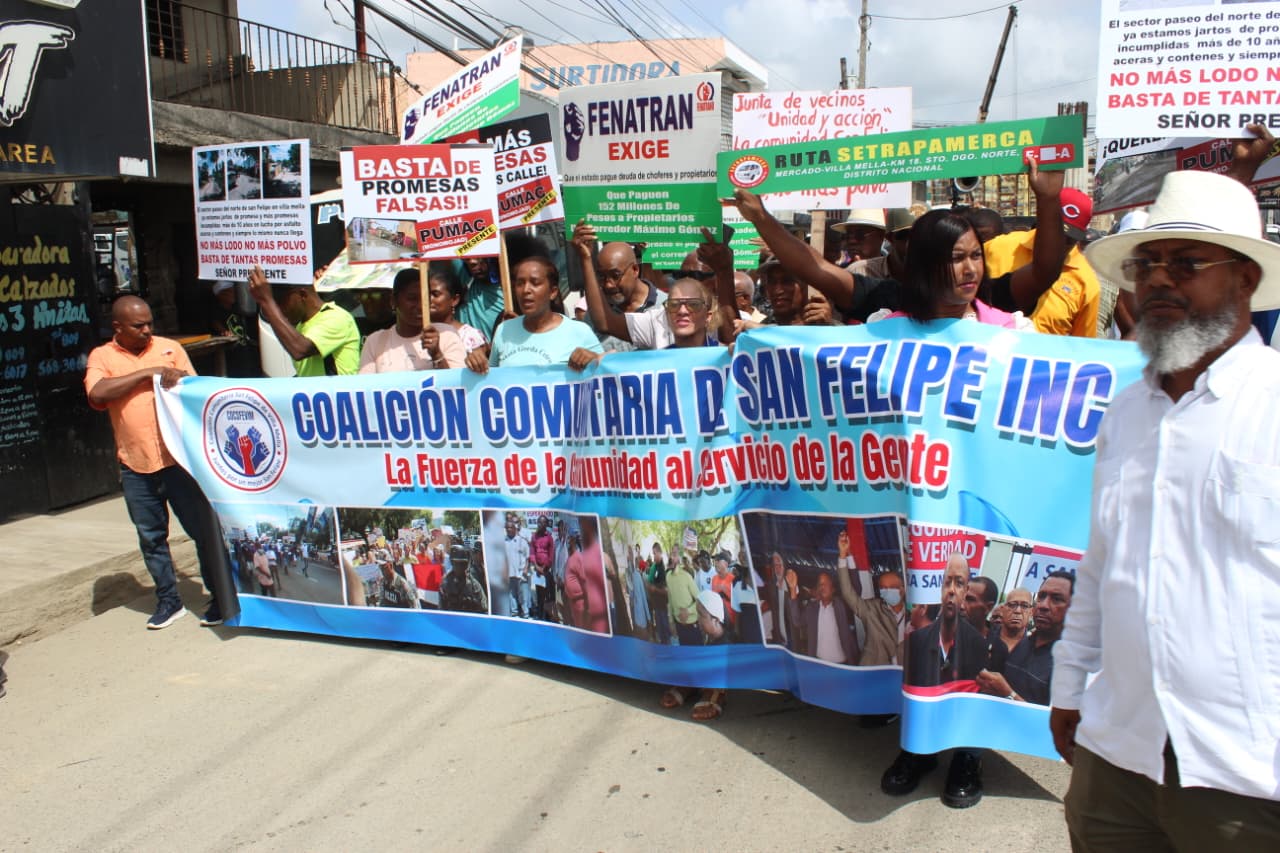 WhatsApp Image 2026-07-15 at 2.02.03 PM Coalición Comunitaria y sector transporte de Villa Mella advierten que mantendrán protestas si no atienden sus demandas