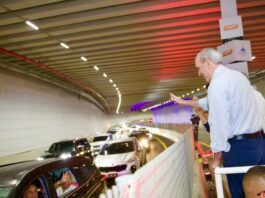 Presidente Abinader inaugura el túnel de la Plaza de la Bandera