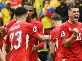 Colombia va a casa y Suiza se cita con Argentina en cuartos