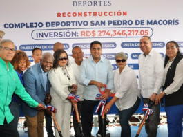 Ministro Kelvin Cruz inicia reconstrucción del Complejo Deportivo de San Pedro de Macorís con inversión de RD$274 millones