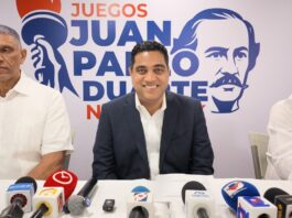 Ministro Kelvin Cruz anuncia los Juegos Juan Pablo Duarte NY 2026