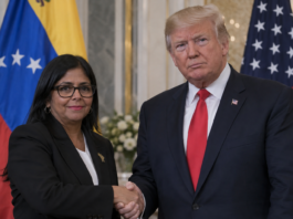 Delcy Rodríguez califica de "histórica" su reunión con Trump