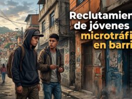 Reclutamiento de jóvenes en microtráfico en barrios