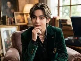 Una fotografía de retrato íntima y de alta resolución de Kim Taehyung, conocido como V, del grupo de K-pop BTS.