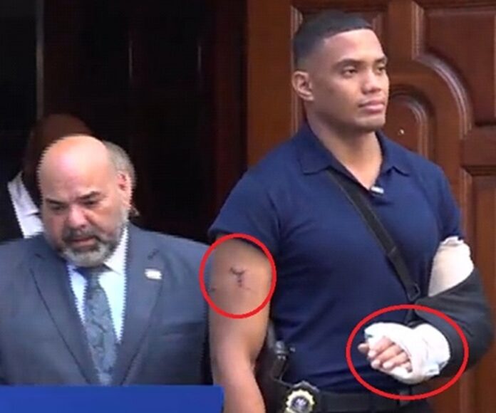 Detective dominicano apuñalado en El Bronx habla por primera vez; asaltantes fueron extradictado este martes a NYC