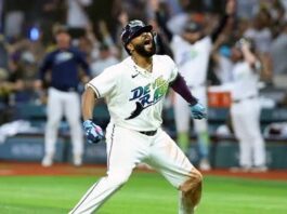 Junior Caminero conquista el premio Juan Marichal Junior Caminero conquista el premio Juan Marichal