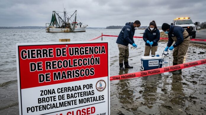 Cierran de urgencia la recolección de mariscos en Virginia tras brote de bacterias potencialmente mortales