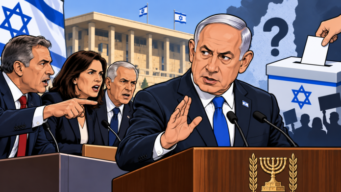 Oposición acusa a Netanyahu por cuestionar elecciones en Israel